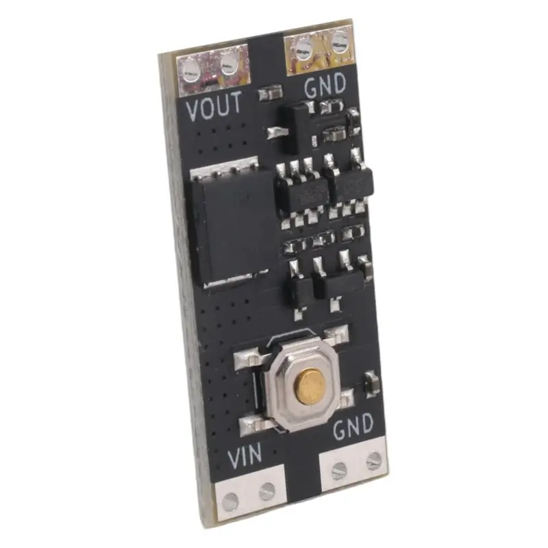 [NEWA76K!】 1Pcs Single Bond Button Bistable Switch Module 4.5-26V 1.3UA Load 10A Low Power Wide Voltage Mini One Key Switch Modu