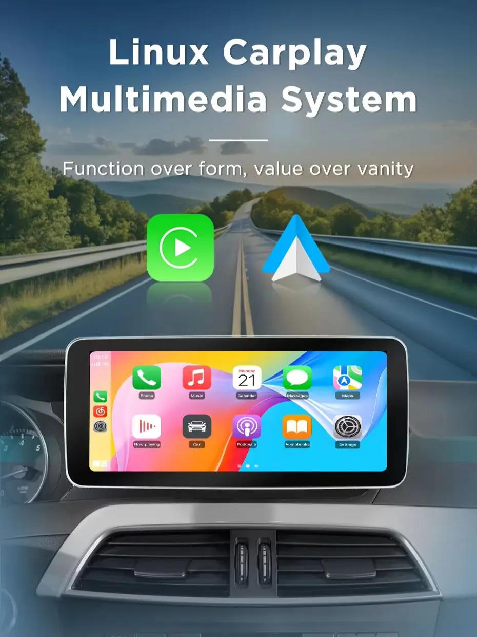 Junsun 12,3'' 10,25'' Linux-System kabelloses Apple CarPlay Android Auto Autoradio für Mercedes Benz W176 C-Klasse W204 W205 GLC X253 V-Klasse W447 2008-2018 Multimedia-Player 1920*720 Touchscreen