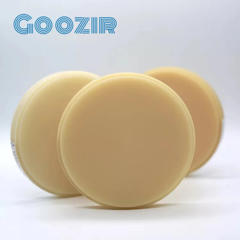 Goozir-PMMA disco em branco, material de saúde dental, Cad ou Cam, moagem, 98*18mm