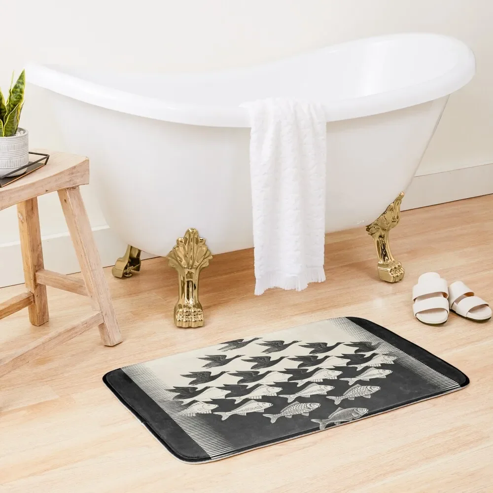 

Sky and Water I - Maurits Cornelis Escher Bath Mat Carpets For Bathrooms Rooms Room Carpet Mat