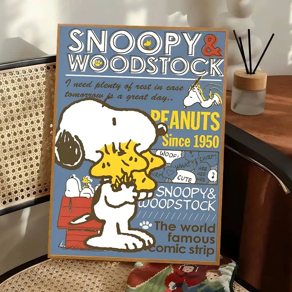 S-Snoopy Anime Good Quality Prints and Posters Whitepaper Prints Posters Artwork Wall Decor view 5