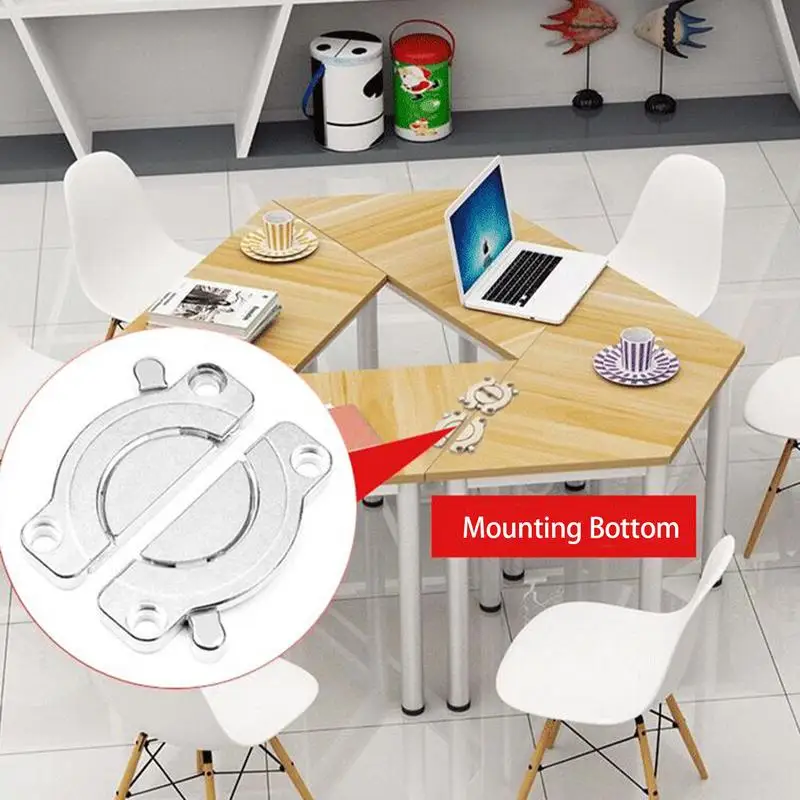 Tabletop Connector Heavy Duty Desk Top Jointer Bracket Fastener Practical Table Top Brackets Desktop Connector For Meeting Table