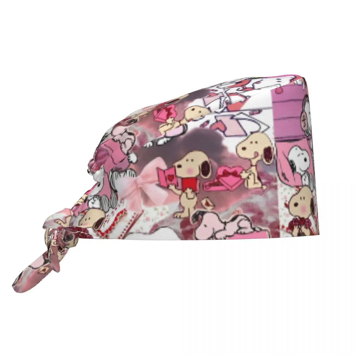 Snoopy Collage belleza mascota veterinario gorra quirúrgica dibujos animados mascota cuidado agencia veterinario trabajo médico sombreros gorra Casual Unisex     Gorro exfoliante
