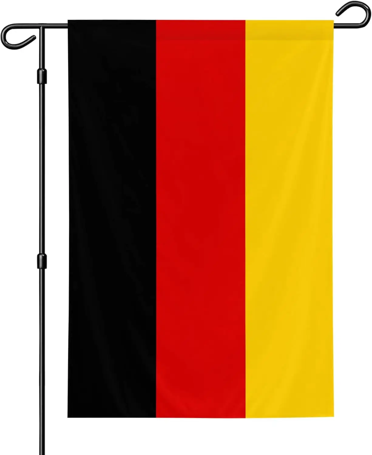Germany Garden Flag, 12x18 Inch Double-Sided, Vivid Color German National Garden Flags, for Indoor Outdoor Party Home Lawn D jaa