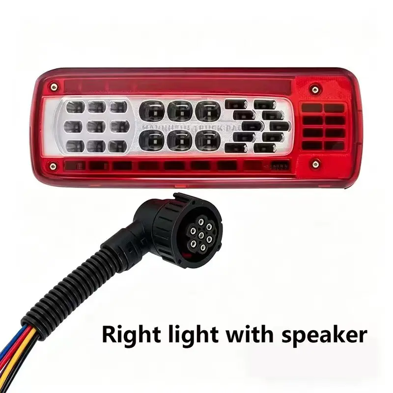 LED Assembly Tail Light for Volvo FM Series FM410 FM420 FM460 Truck Pump Tractor FMFH420460500 Compatible with Various Models