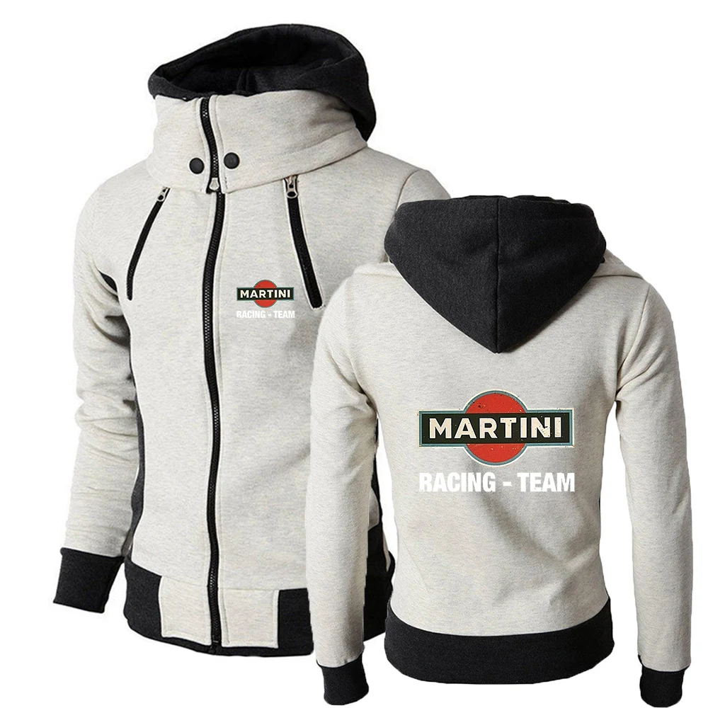 Martini Racing Printed New Spring Autumn Mens Outdoor Casual Male Jackets Warm Hoodies High Quality Harajuku Sweatshirts Outwear