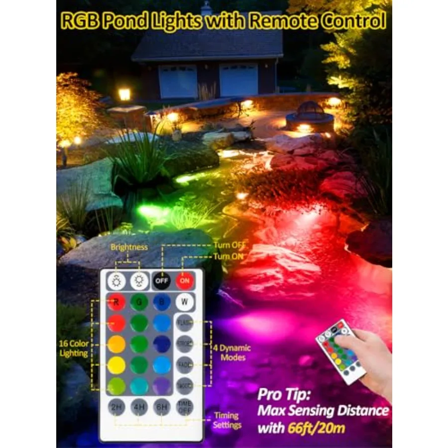 Lampu Kolam LED Bawah Air 16 W - Pond Light Submersible ulasan dan harga