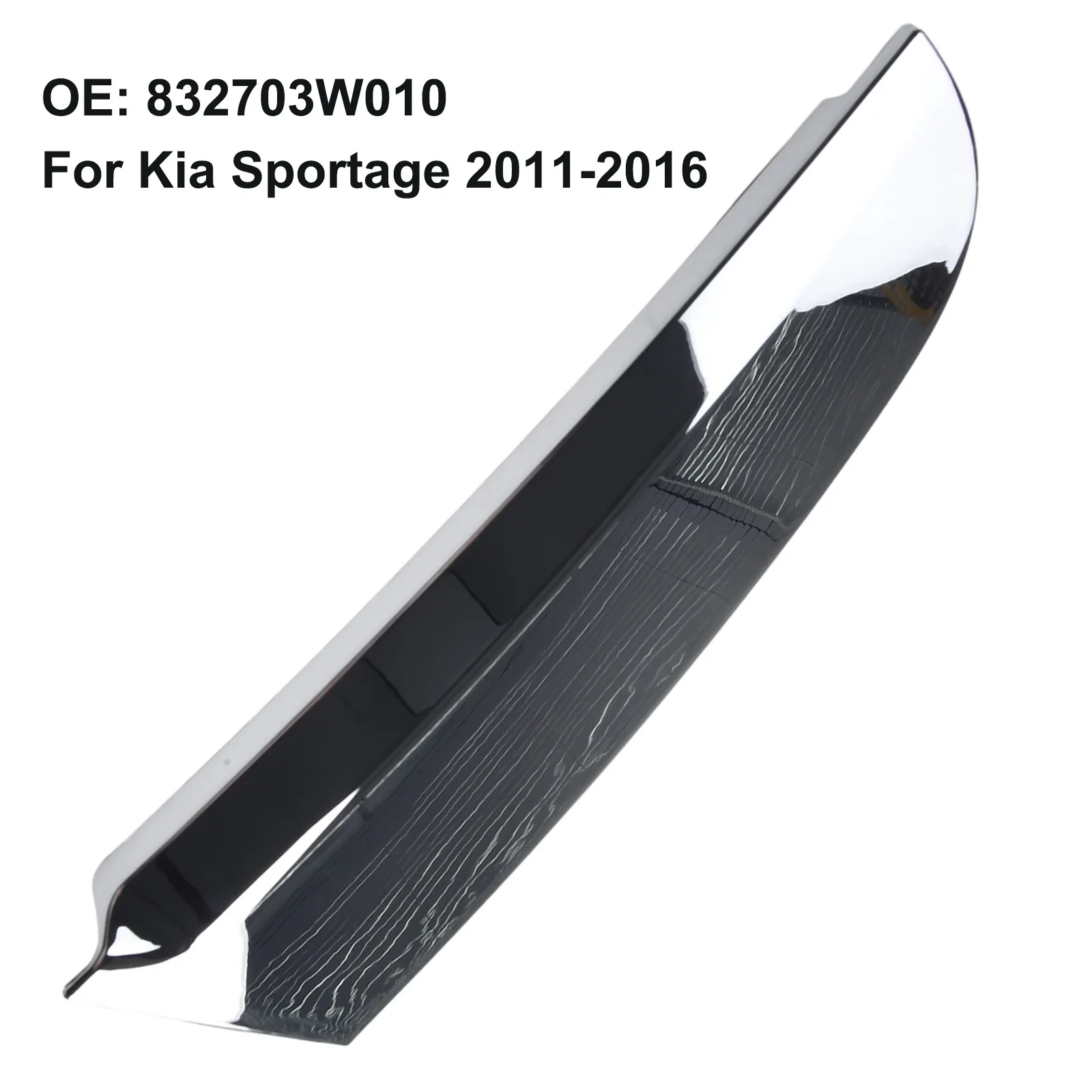 Left Hand Rear Door Pillar Garnish for Kia For Sportage 2011 2012 2013 2014 2015 2016 Chrome Trim 832703W010 Factory Match