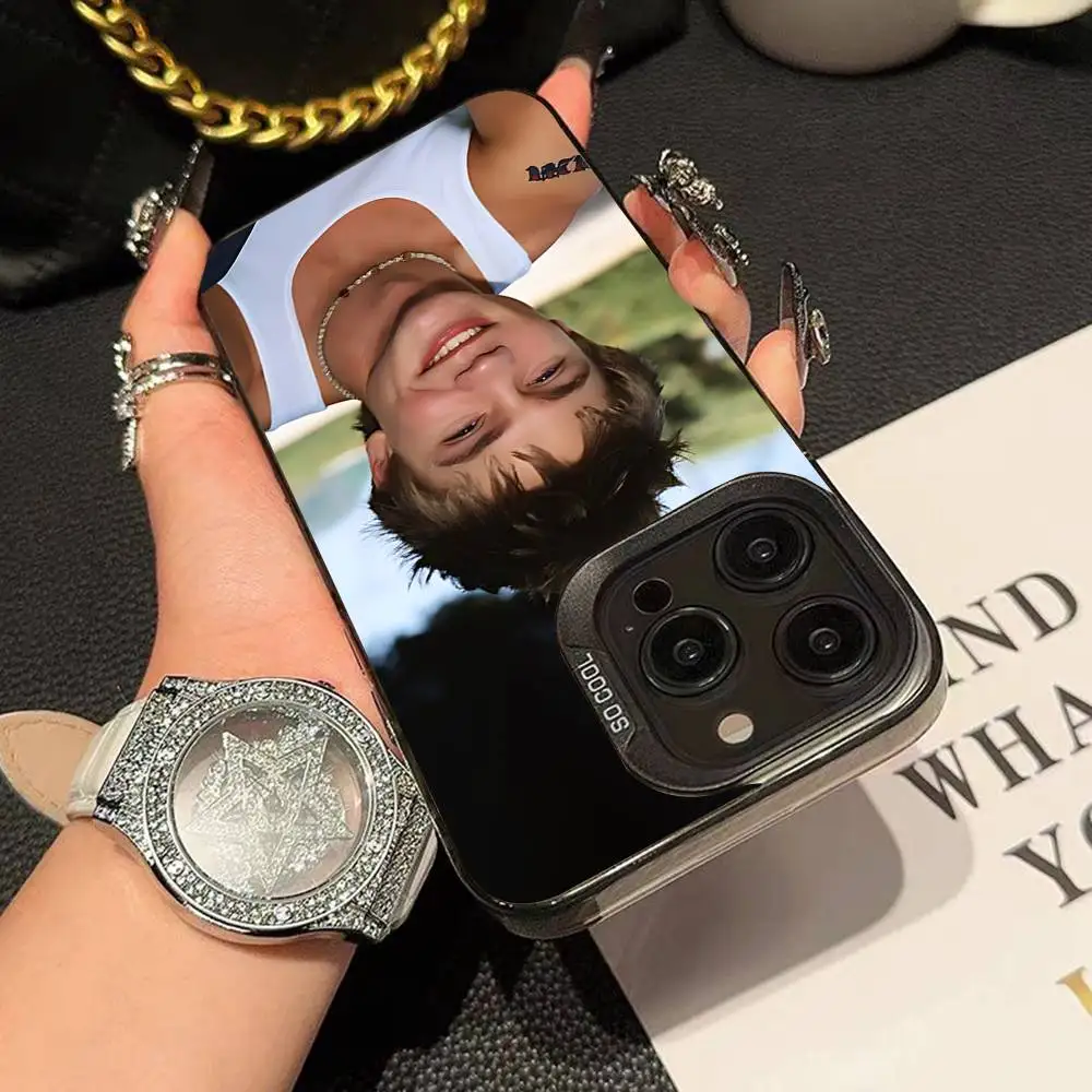 حافظة هاتف Chad W-MichaelS-M-MurrayS لهاتف آيفون 16 15 14 13 12 11 Pro Max Plus غطاء خلفي فضي مقاوم للصدمات #3