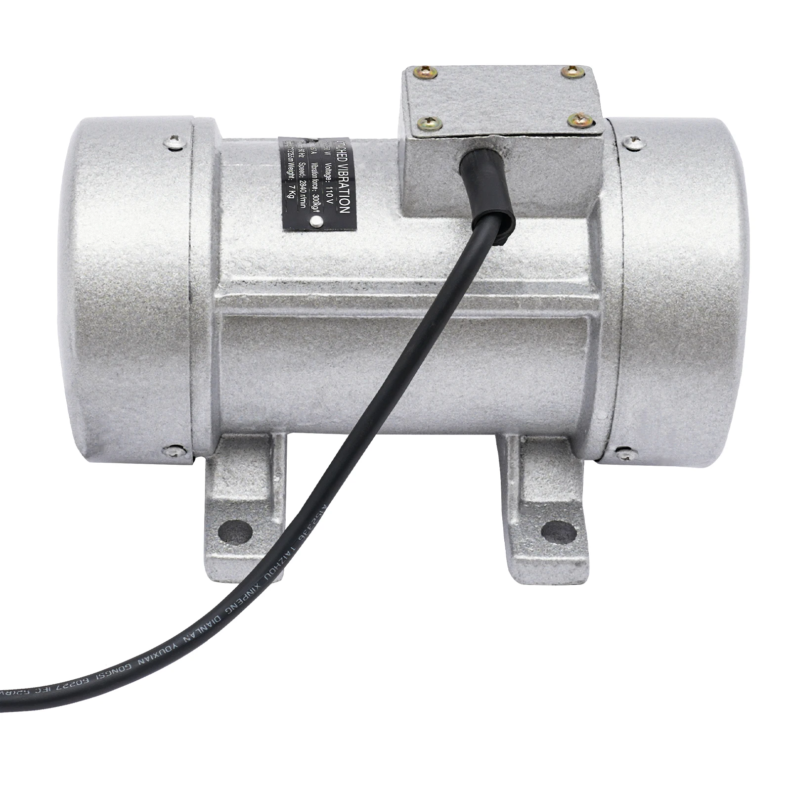 280W Rose Vibrator with High Vibration Force (2942N), 2840 RPM Speed, Easy Installation, Durable Cast Iron Construction for