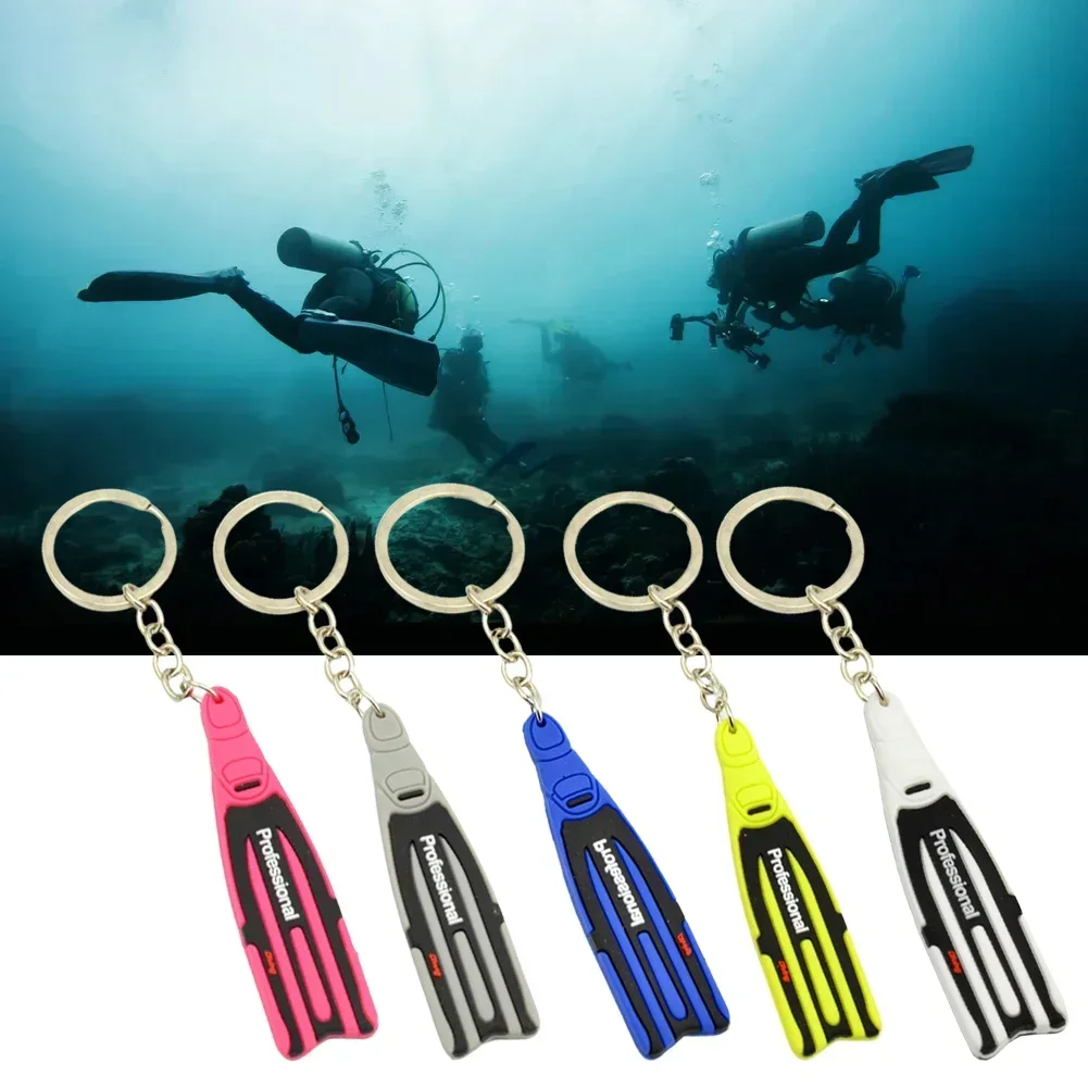 Scuba Diving Fin Key Chain KeyChain Flipper Keyring Diver Diving Gift Scuba Diving Fin Key Chain KeyChain