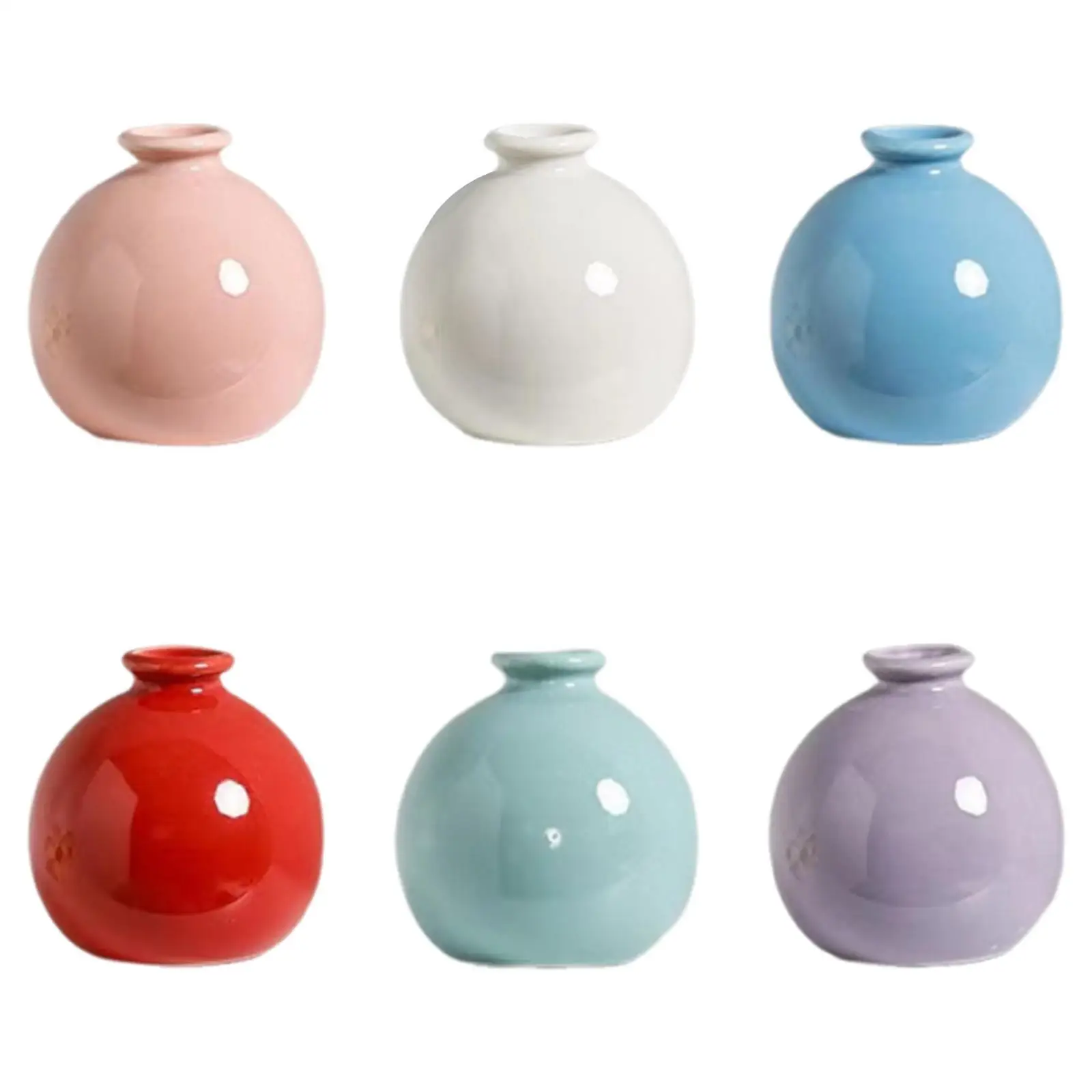 Ceramic Flower Vase Modern Living Room Bookshelf Table Centerpiece Flower Arrangement Minimalist Kitchen Plant Pot Decoration