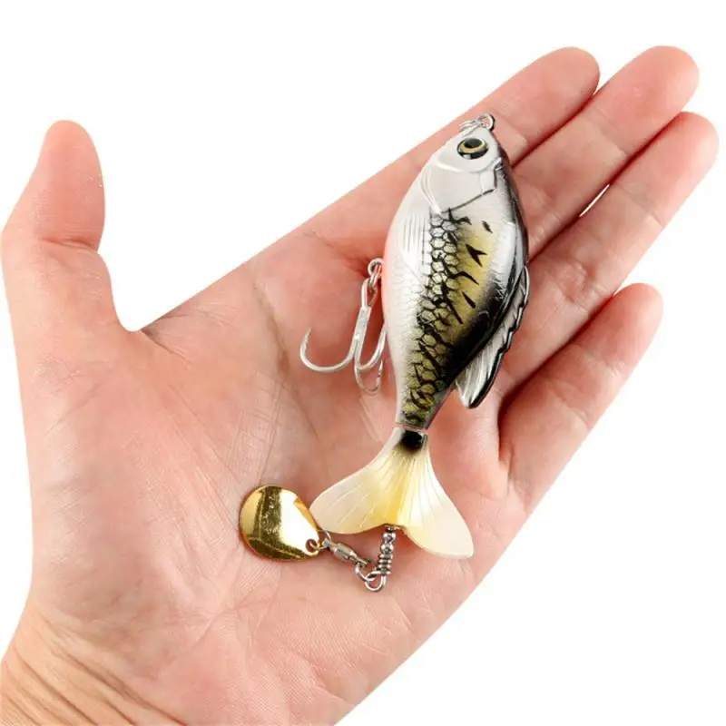 5PCS Fake Bait Throwing Performance Lure Bait 9.5 Cm Bait Fishing Accessories Artificial Bait Sharp Hook Hard Bait 17 Grams