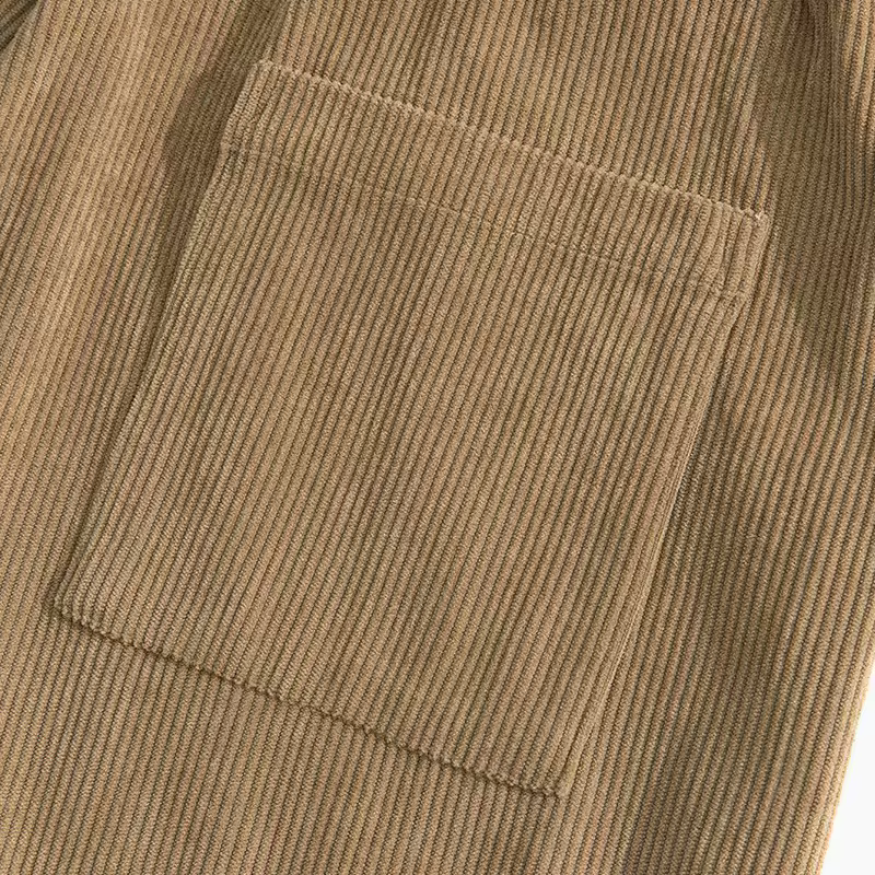 Fall Men's Casual Loose Drawstring Pants - Fashion High-End Hip-Hop Style Premium Corduroy - Trendy Cuffed Pants - Image 6