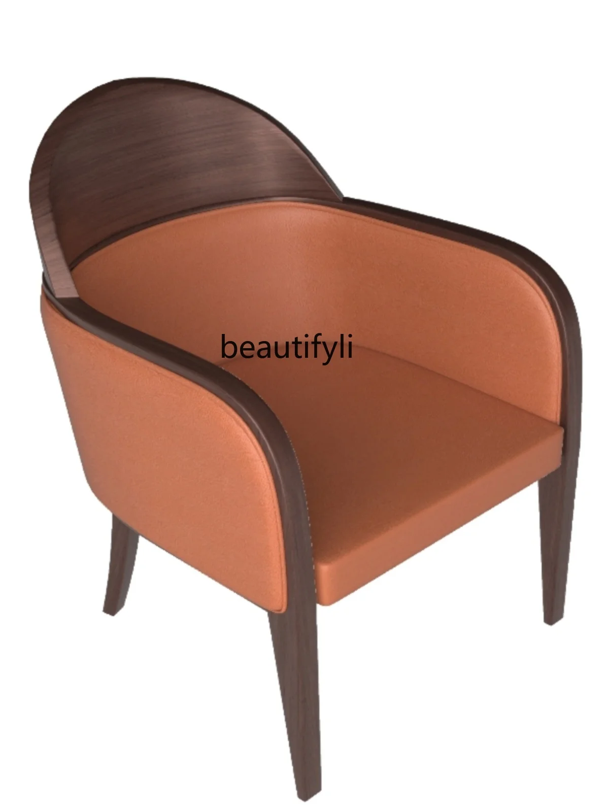 

Light Luxury Dining Chair Modern Restaurant Hotel Sample Room Armchair Coffee Shop Sales Office Conference Chair