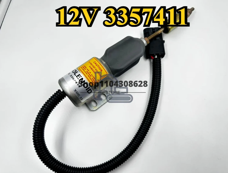 12V 3357411 Shut Off Shutdown Solenoid for Heavy Duty Truck VW New