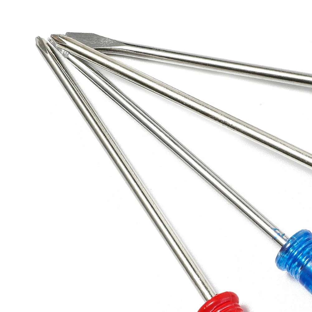 Destornillador ranurado y cruzado pequeño, juego de destornilladores magnéticos de cabeza de 3mm, 5 piezas, 130mm de longitud, funciona con todo tipo de tornillos pequeños