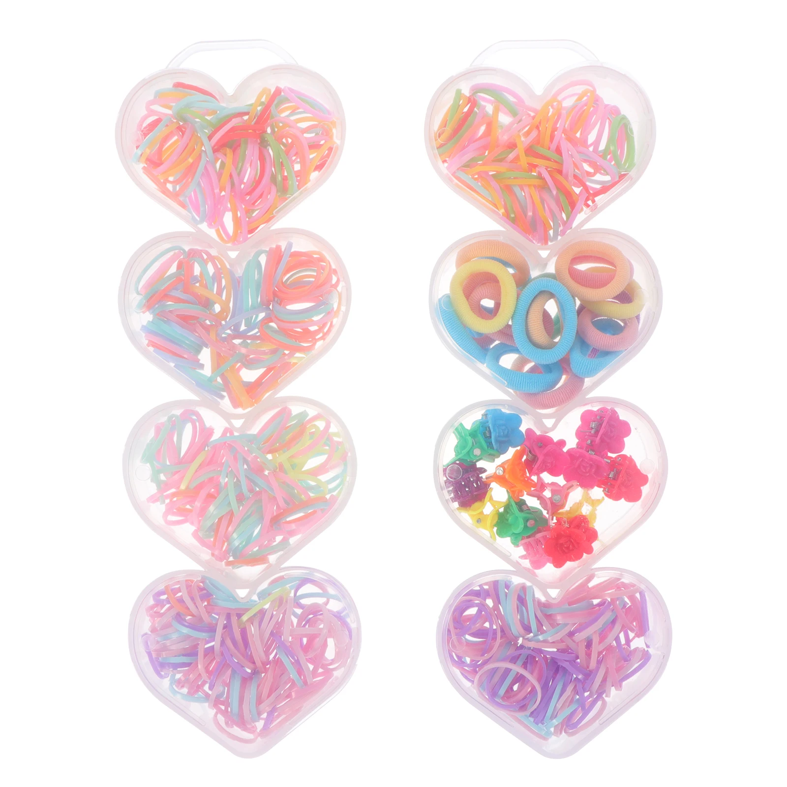 

Cute Hair Accessories Kids Elastic Hair Ring Abs Cartoon Decor Girl Headdress Toddler Clips Sweet Design Daily Party Gifts