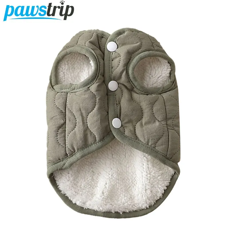 Thickened Warm Dog Coat Jacket Pet Dog Clothes for Small Medium Dogs Fleece Puppy Clothes Chihuahua Yorkshire Clothing