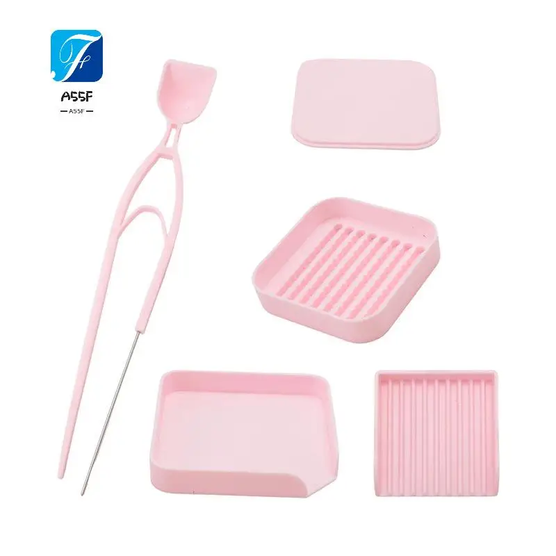 A55F-Bean Sorting Tray Set Of Three, Fuse Beads Picking Tray Kit Including One Bean Box,Bead Storage One Bean Scoop