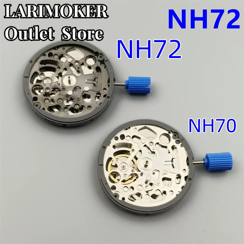 Original NH70 NH72A Luxury Automatic Mechanical Movement NH72 Watch Part Accessories Skeleton Replace Kit High Accuracy