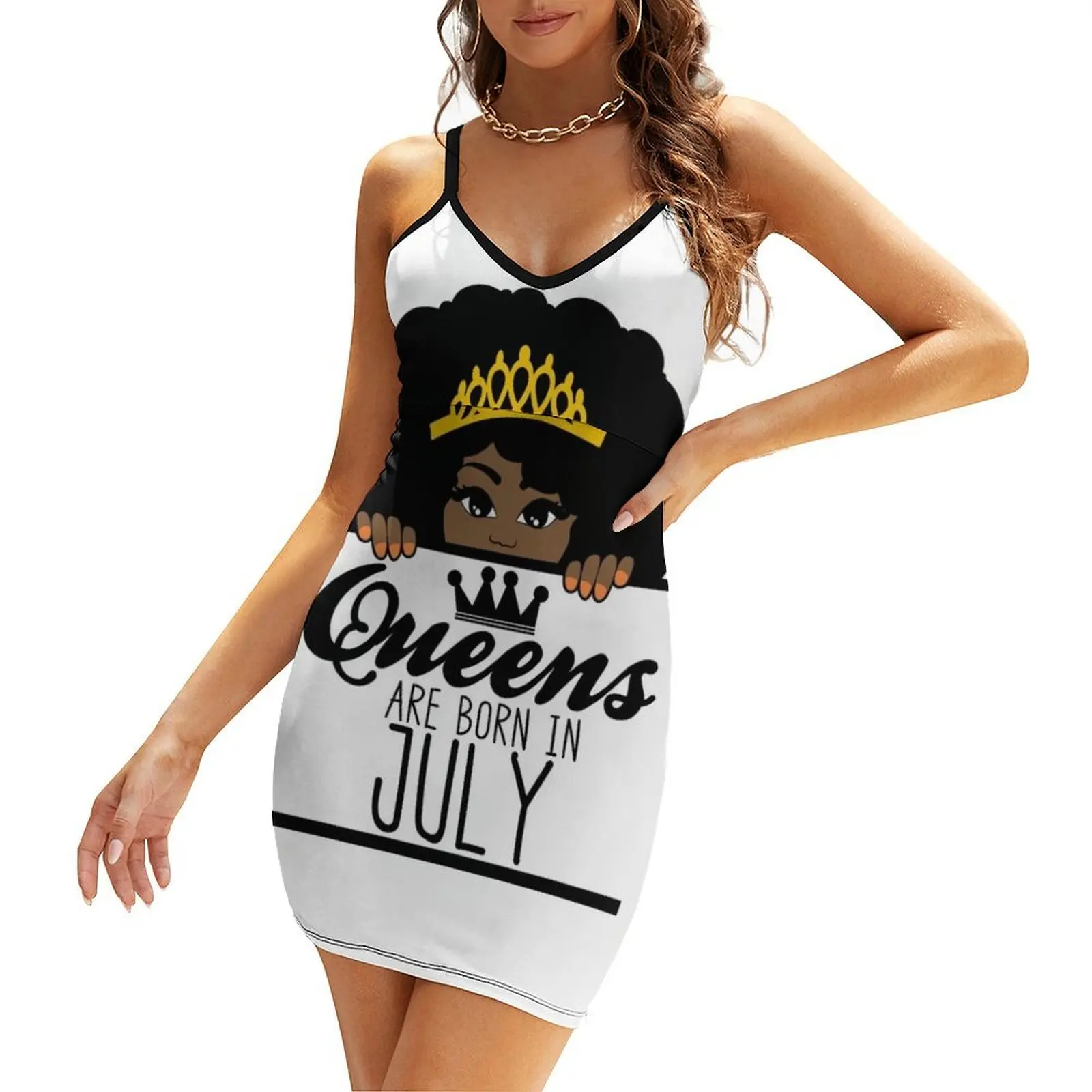 

Queens Are Born In July - Birthday Sling Dress Dress for pregnant women women dresses