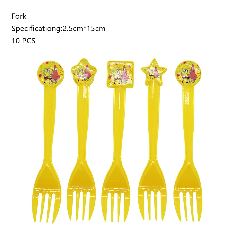 SpongeBob Geburtstag Party Dekoration Aluminium Folie Ballon Für Kind Event Liefert Einweg Geschirr Banner Hintergrund Geschenk