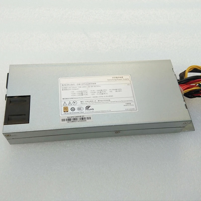 Original GW-EPS1U400WB 400W 1U Server Power Supply