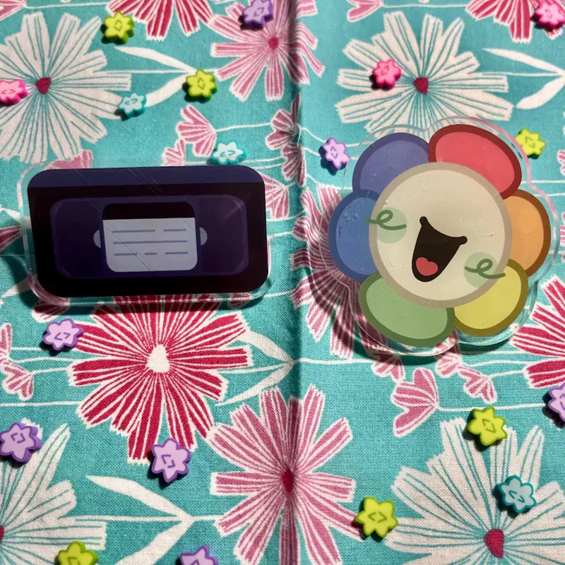 Kawaii Dan*ddy's World  Cartoon Acrylic Pins Clear Brooch Lapel Pins Backpack Decor Matching Gift For Gaming Fans