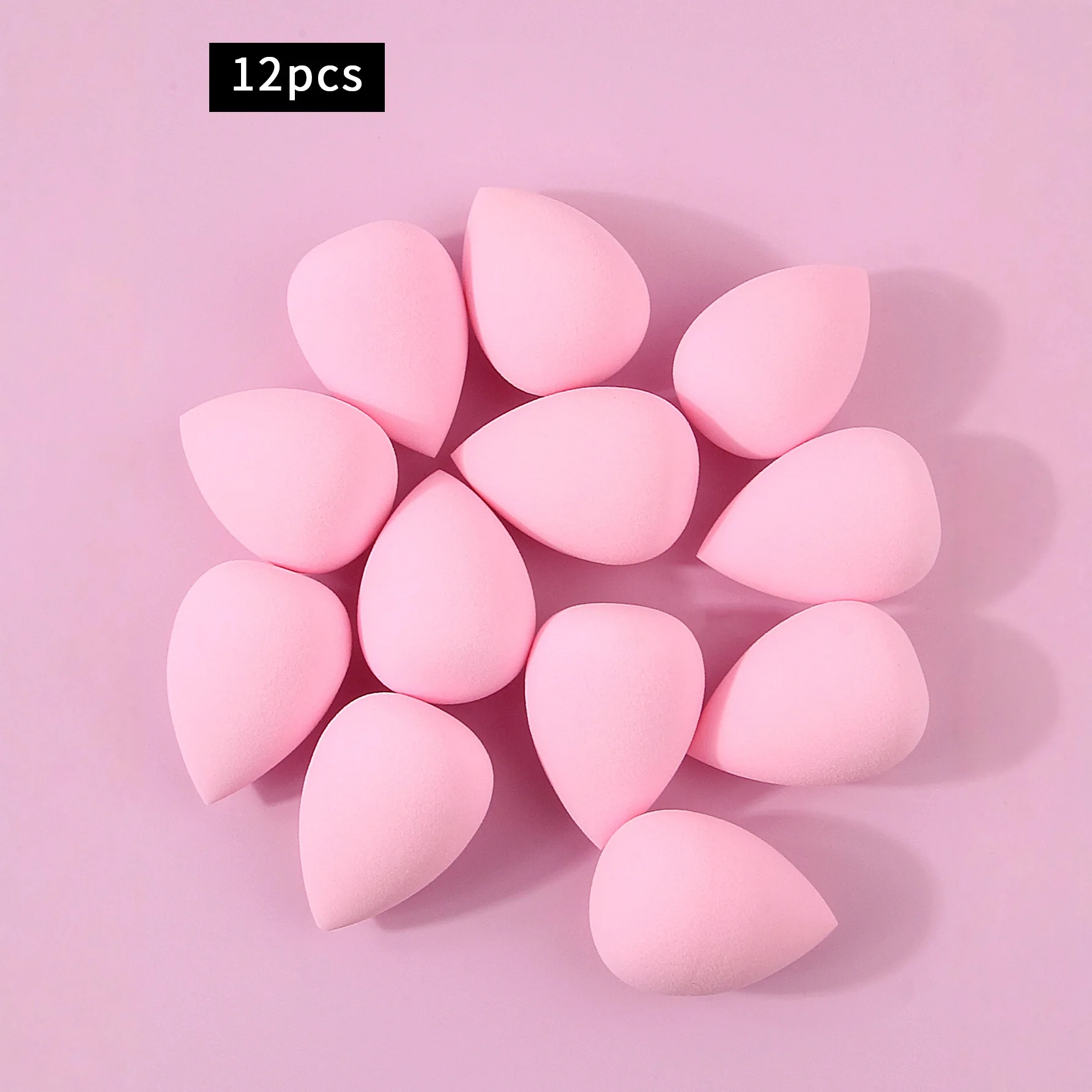 100/50/30/25/20/12 Stück XL Super Günstige Große Weiche Make-up Schwämme Beauty Egg Set, Kein Puderansammeln Tragbares Make-up Werkzeug