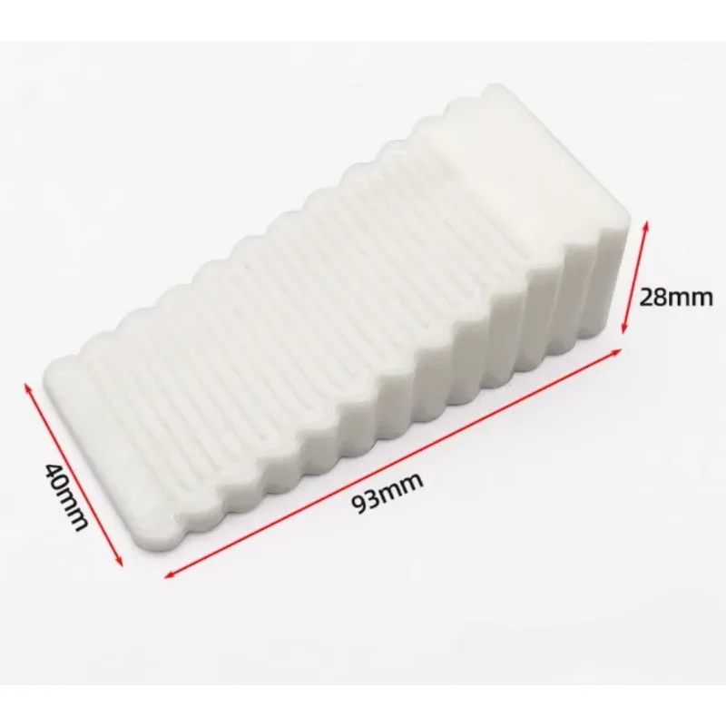Tope de puerta delantera: tope de puerta de goma móvil anticolisión para uso doméstico. Hardware en forma de cuña para aplicaciones domésticas