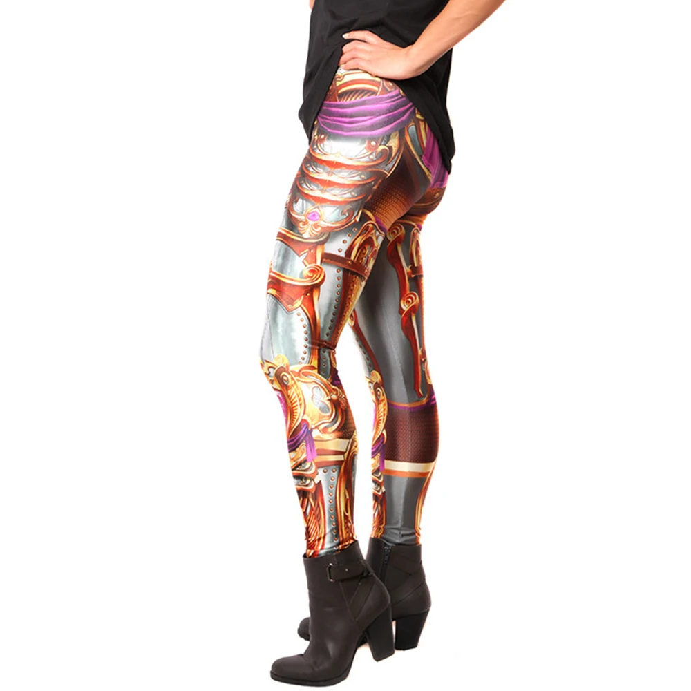 Legginsy damskie z wysokim stanem, elastyczne, seksowne, z nadrukiem do jogi, elastyczne, wyszczuplające, fitness, na siłownię, sportowe, modne, nowe, 2025