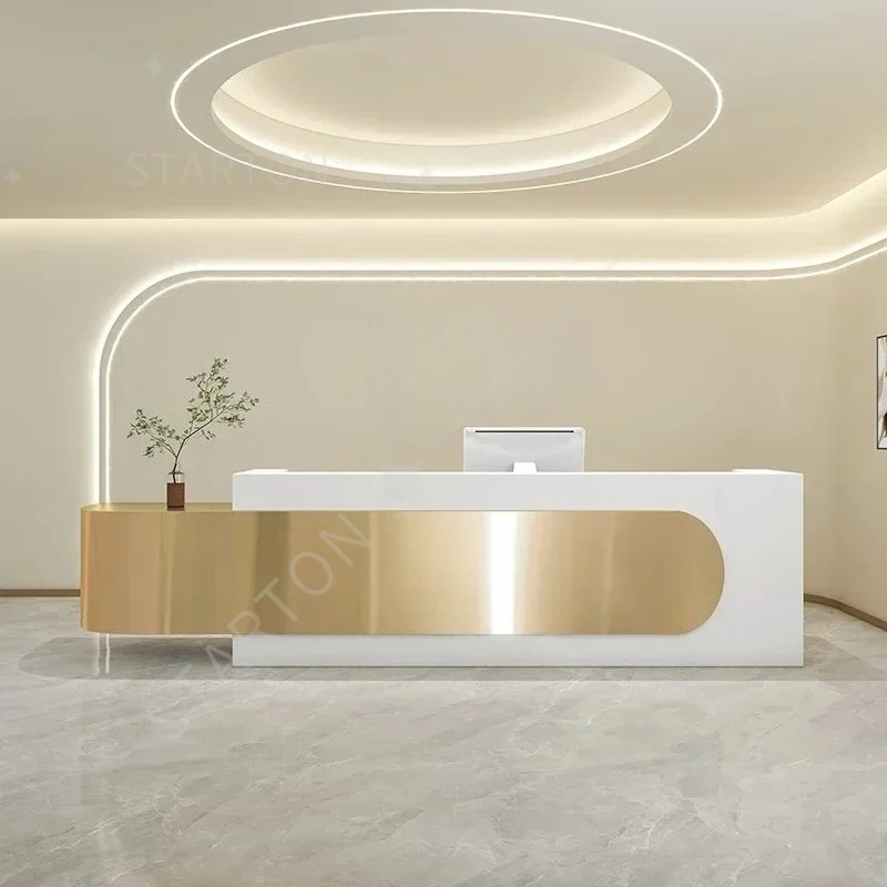 Beauty Salon Reception Desk Help Checkout Center Storage Convenience Store Table Customer Service Institute Counter Cashier Shop
