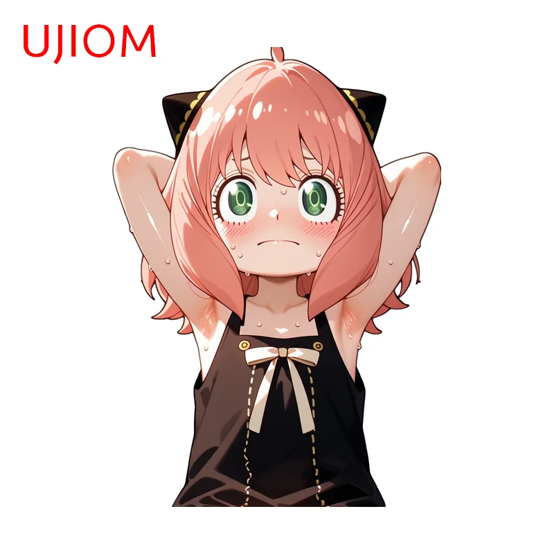 UJIOM Anya Forger Cute Anime Girl Wall Sticker Popular Eye Catching Game Room Decal Charming Items Chambre Decoration Poster