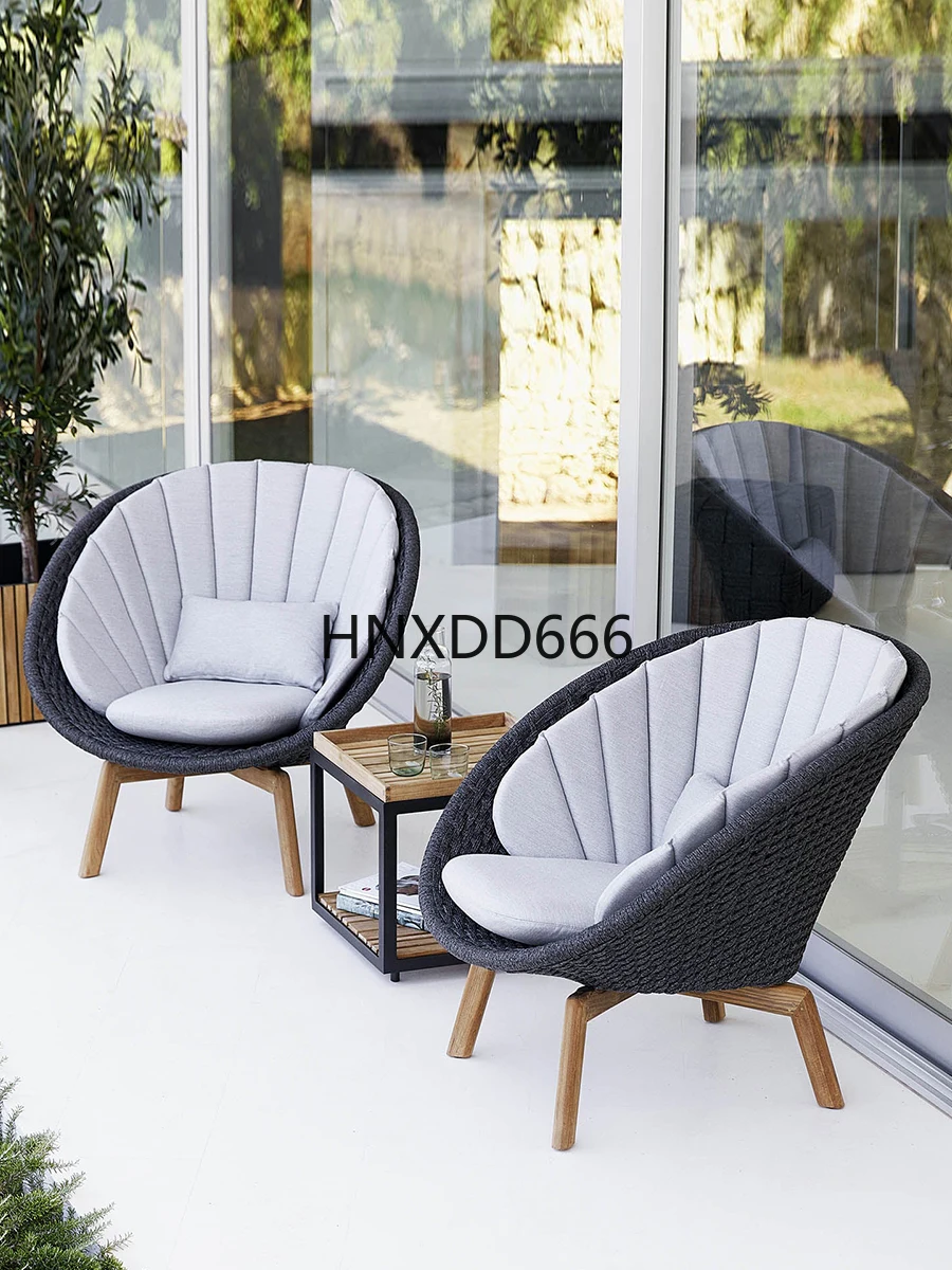 Outdoor-Freizeitsofa, hochwertige Teakholzmöbel