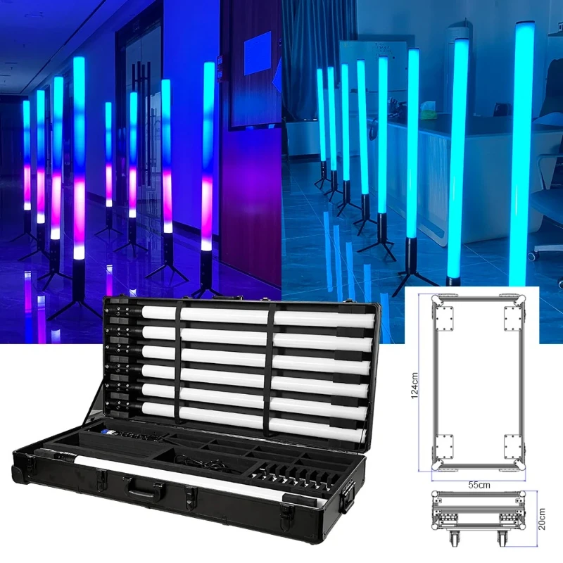 

Wireless Battery DMX Light Emitting Diode DJ Full Color DMX Wireless Control Emitting Pixel Stage