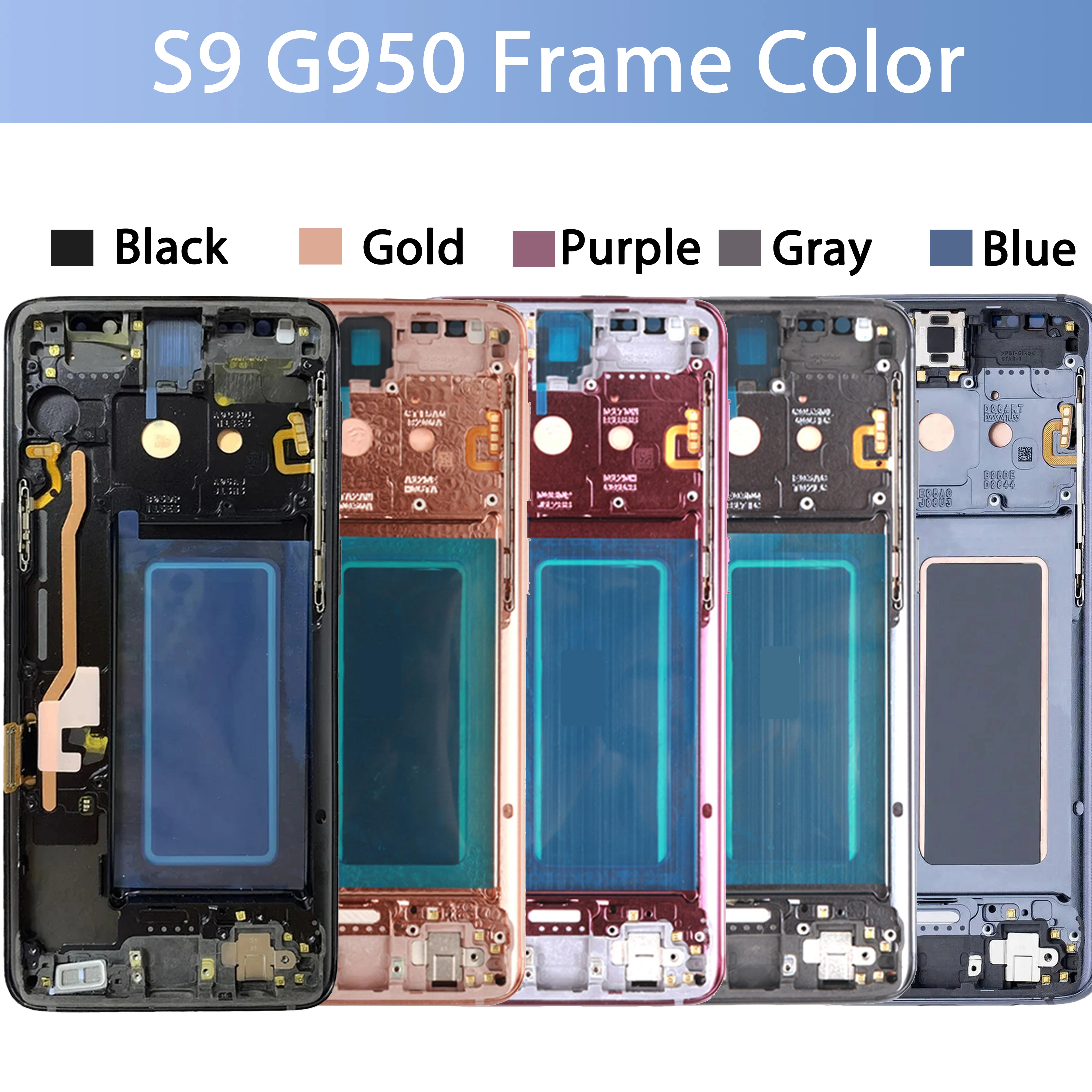 Imagem -05 - Tela Lcd Super Amoled para Samsung Galaxy s9 G960 Montagem Digitador Tela Sensível ao Toque com Moldura 100 Trabalho s9 G960f G960fd