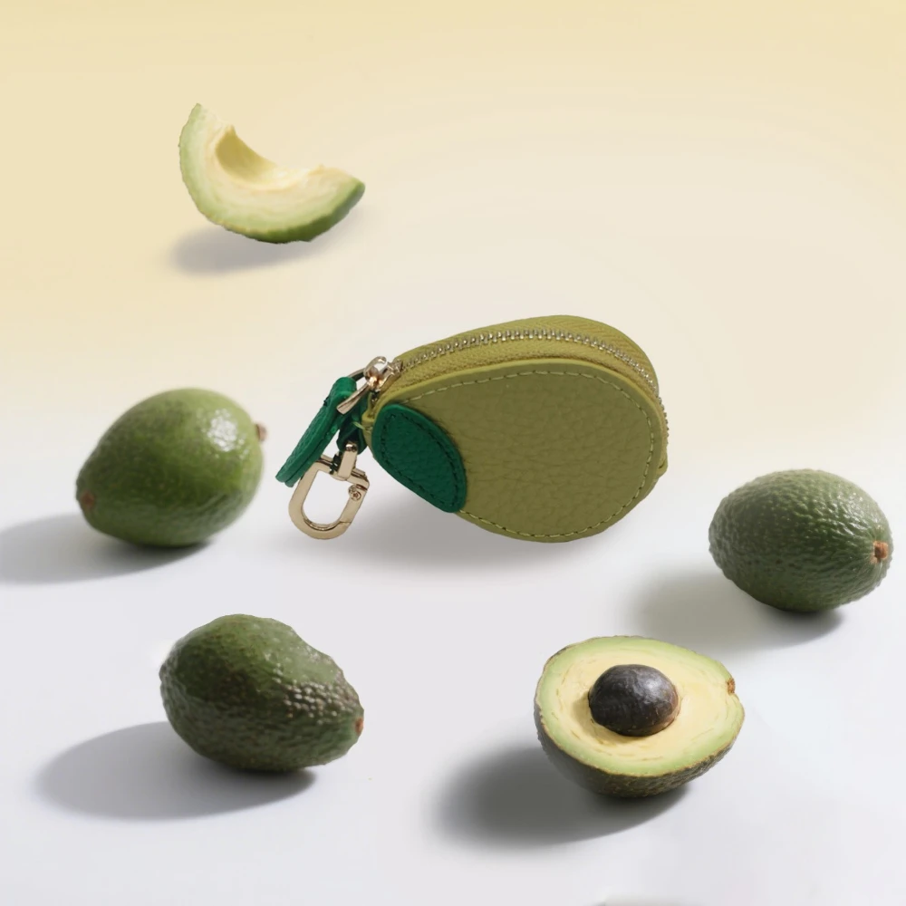 

Storage Bag Women Girls Fashionable Compact Lightweight Practical Cute Fruit PU Leather Mini Wallet Multi Function Coin Purse