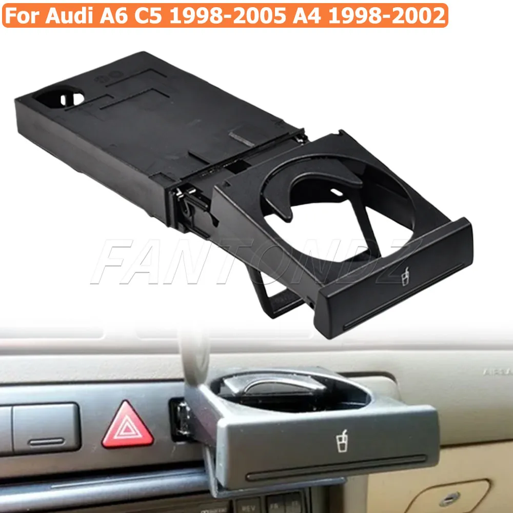 Auto Tasse Halter Für Audi C5 A6 1998-2005 A4 1998-2002 Faltbare Anti-slip Tasse Rack Trinken flasche Halter 4B0862534D Auto Zubehör – Detail 3