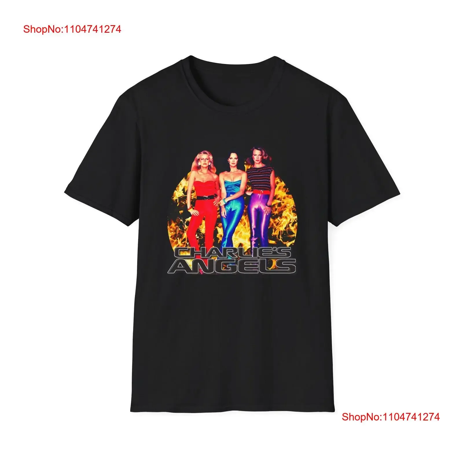 Camiseta de estilo suave de los ángeles de Charlie, Jaclyn Smith Cheryl Ladd Shelley Hack, ropa de diseñador de moda suave vintage lavada para hombre