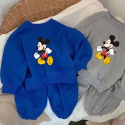 Autumn and Winter Casual Sweatshirts Sets Boys Disney Clothes Sets Child Cartoon Pullovers+Pants 2 Pcs  Long Sleeve Tracksuits