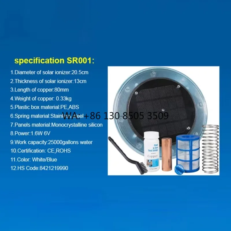 

Wholesale Price Swimming Pool Equipment and Accessories Water Purifier Industrial Pool Solar Ionizer