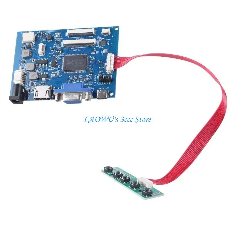 

Y8AD 50Pin TTL 40Pin LVDS LCD Screen Driver Board LCD Display Assembly Unit 1024X600 Combination Driver Controller Board