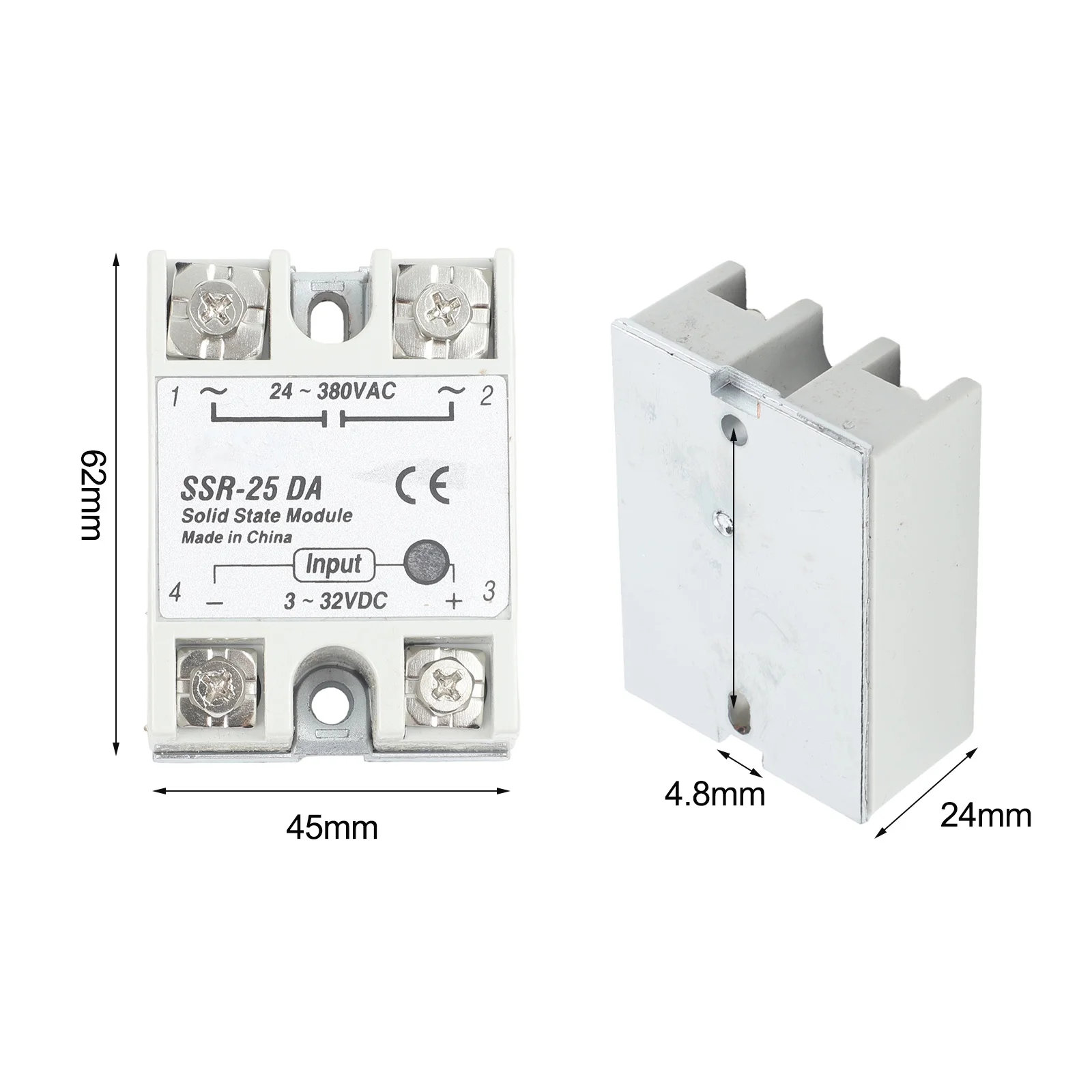 DC To AC Switch Solid State Relay Solid State Relay For Appliances On-state Voltage Drop 1.6V Ambient -30 C To 70 C