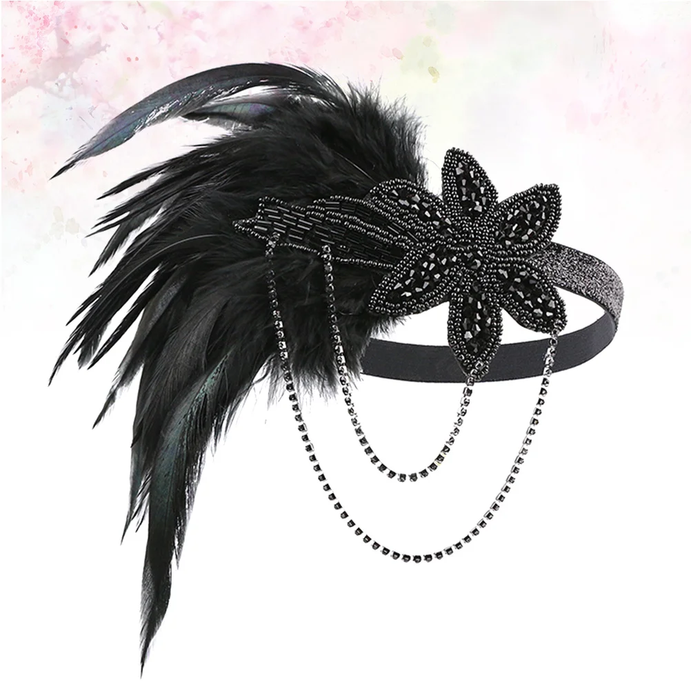 

1 Piece Vintage Hairband for Women Fashion Tassel Headband Elegant Photo Prop Accessory Lightweight Comfortable Party