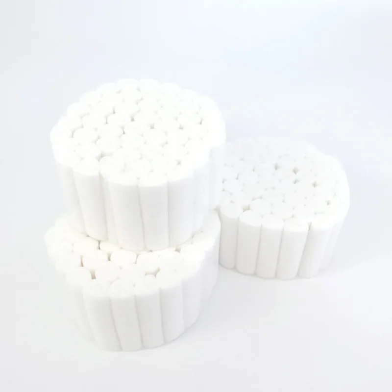 200pcs Dental Cotton Roll Disposable Medical Surgical Cotton Rolls High Absorbent Dentist Materials Dentistry Consumables