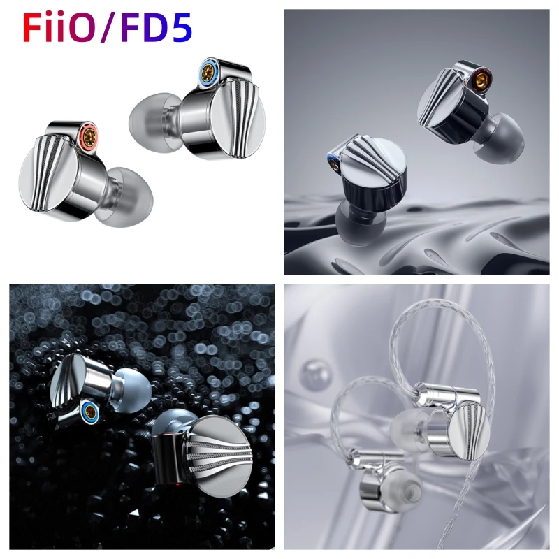 

New/FD5 flagship dynamic swappable HIFI fever in ear wired headphones