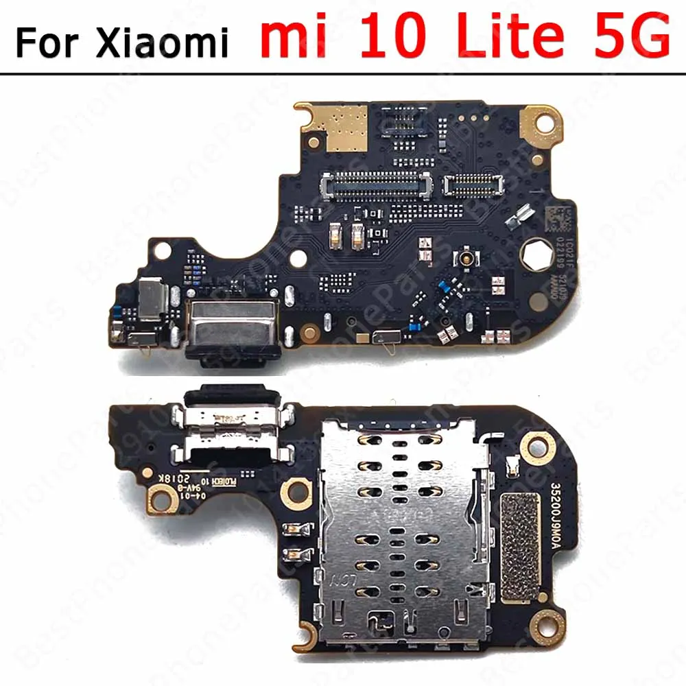 Charge Board For Xiaomi Mi 10T Pro 10 9T 9 SE 8 Lite 6 5 5S Plus Charging Port Usb Connector Pcb Dock Plate Spare Parts