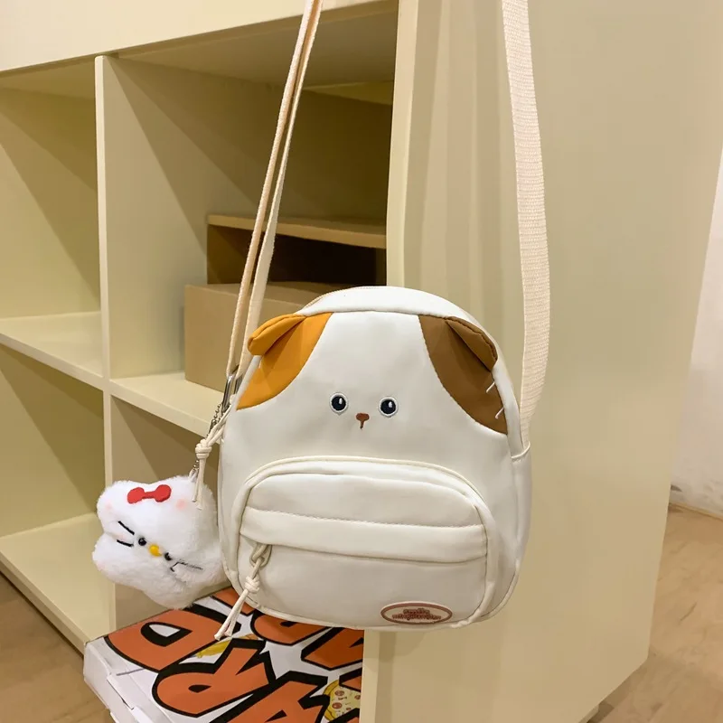 Nuovo simpatico cartone animato gattino ragazza zaino studente Casual donna zaino leggero cambio borsa per telefono borsa a tracolla da viaggio in