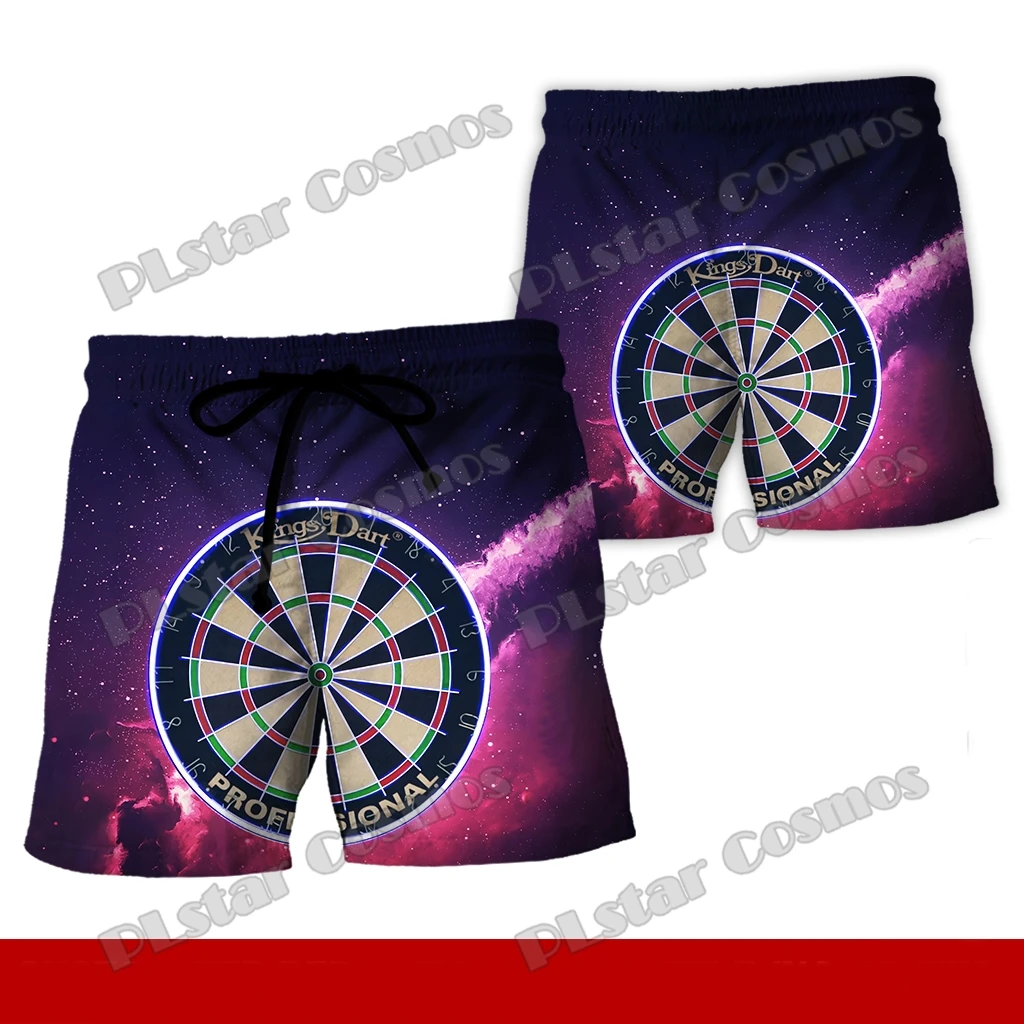 Darts Player 3D All Over Gambar celana pendek pria celana pendek serut kasual olahraga gaya musim panas Harajuku celana pendek uniseks DKD-09